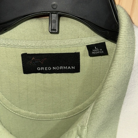 Vintage Greg Norman Collection Green Polo Shirt Classic Design - Picture 3 of 6